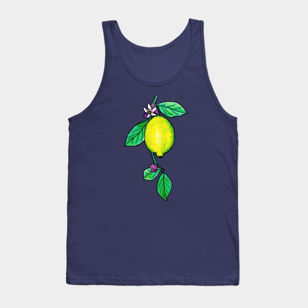 Lemon Tank Top by ThisIsNotAnImageOfLoss